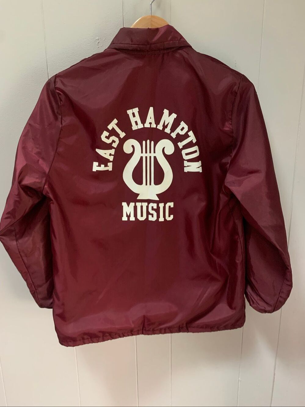 Vintage East Hampton Music Band Jacket Maroon Youth XL